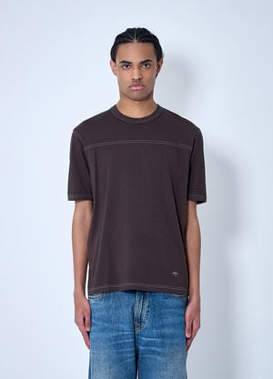 Noah Football T-Shirt Brown noa0160004