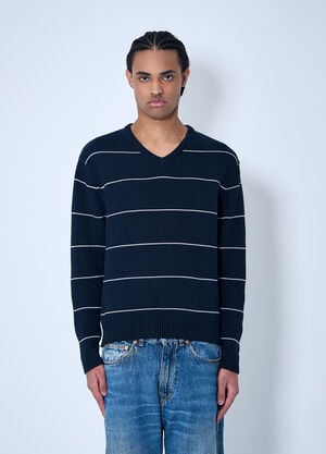 Noah Striped Sweater Navy noa0160020