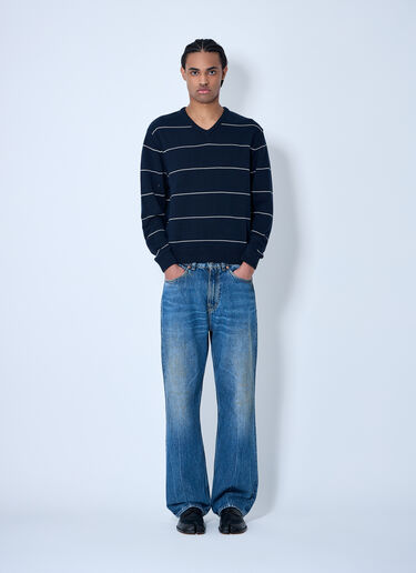 Noah Striped Sweater Navy noa0160020