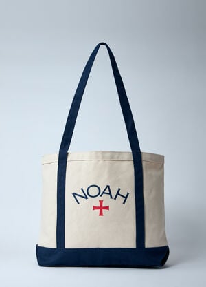 Noah Core Logo Motif Tote Bag Navy noa0160021