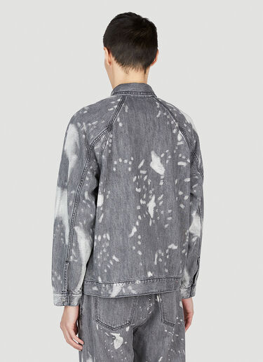 Raglan Bleached Denim Jacket LN-CC x Non Raglan Bleached Denim Jacket Grey non0152006