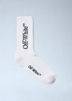 Off-White Bookish Socks White ofw0160072