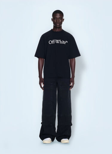 Canvas Carpenter Pants Off-White Canvas Carpenter Pants Black ofw0160074