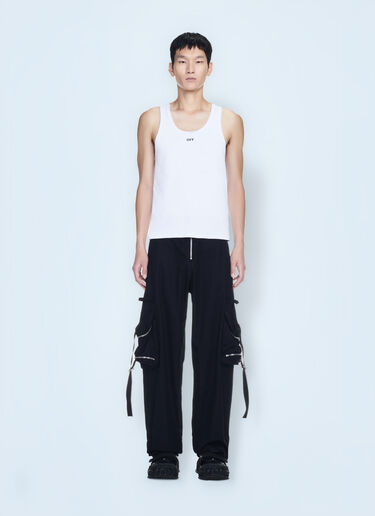 Off Stamp Rib Tank Top Off-White Off Stamp Rib Tank Top White ofw0160075