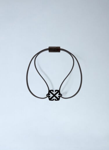 Off-White Enamel Rubber Bracelet Black ofw0160080