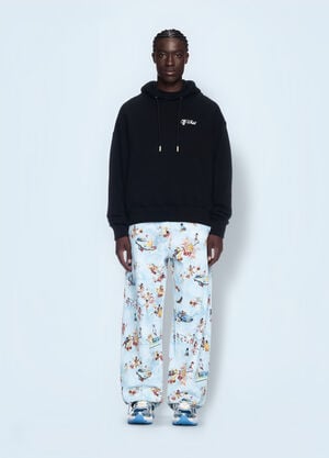 Off-White Script Hooded Sweatshirt Black ofw0160085