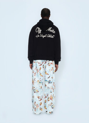 Script Hooded Sweatshirt Off-White Script Hooded Sweatshirt Black ofw0160085