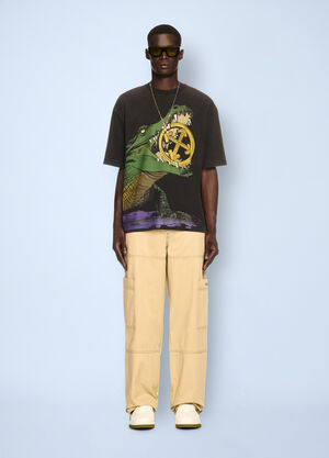 Off-White Stitch Cargo Pants Yellow ofw0160087
