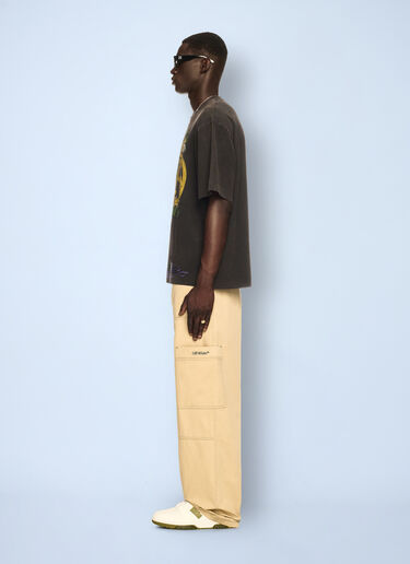 Stitch Cargo Pants Off-White Stitch Cargo Pants Yellow ofw0160087