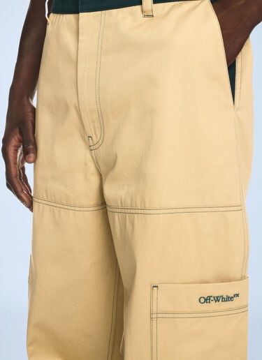 Stitch Cargo Pants Off-White Stitch Cargo Pants Yellow ofw0160087