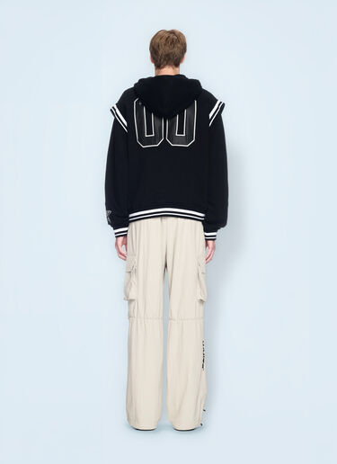Fleece 00 Varsity Hooded Jacket Off-White Fleece 00 Varsity Hooded Jacket Black ofw0160089