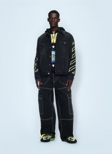 Irregular Cargo Jeans Off-White Irregular Cargo Jeans Black ofw0160096