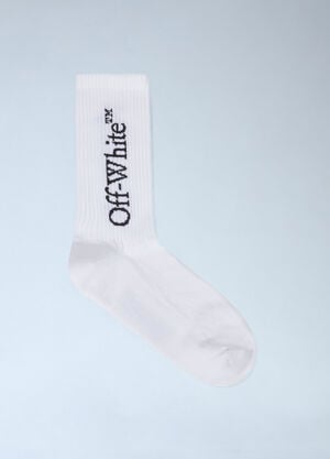 Off-White Quote Socks White ofw0160099