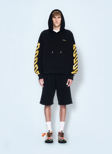 Tape Arrow Hooded Sweatshirt Off-White Tape Arrow Hooded Sweatshirt Black ofw0160101