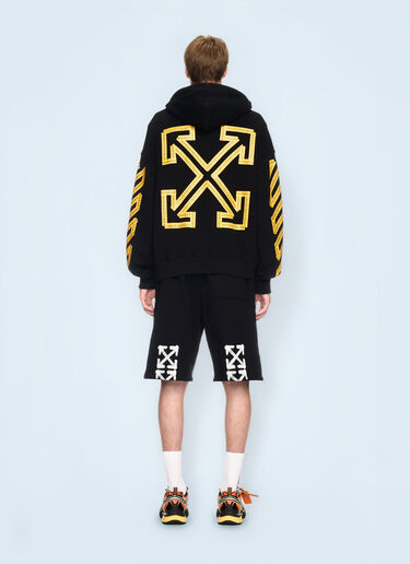 Tape Arrow Hooded Sweatshirt Off-White Tape Arrow Hooded Sweatshirt Black ofw0160101