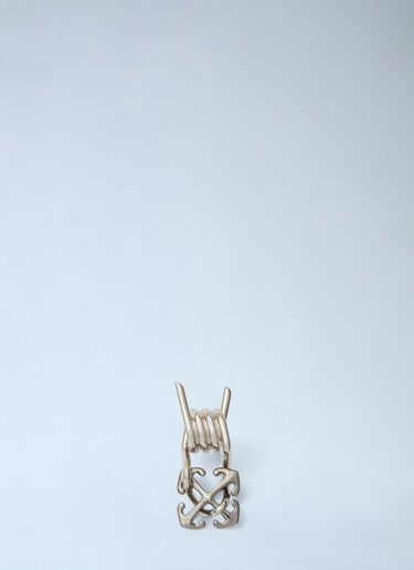 Barbed Wire Mono Earring Off-White Barbed Wire Mono Earring Silver ofw0160103
