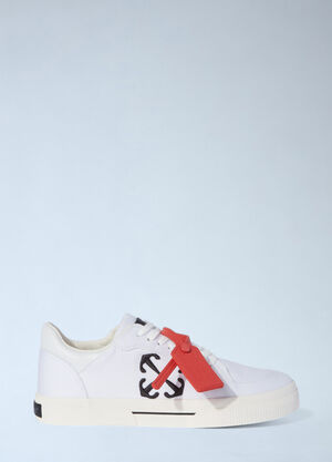 Off-White Canvas Vulcanized Sneakers White ofw0260009