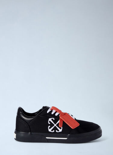 Canvas Vulcanized Sneakers Off-White Canvas Vulcanized Sneakers Black ofw0260012