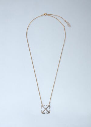 Off-White Arrow Pendant Necklace Gold ofw0260018