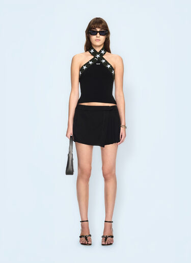 Wool Mini Skirt Off-White Wool Mini Skirt Black ofw0260022