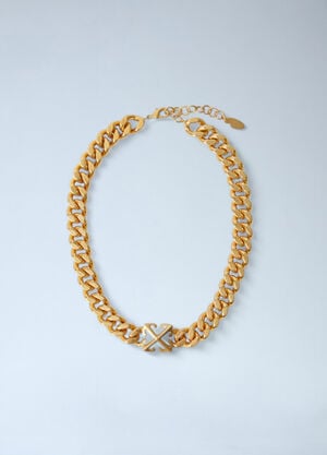 Off-White Arrow Chain Necklace Gold ofw0260027