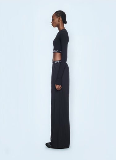 Logo Band Pants Off-White Logo Band Pants Black ofw0260028