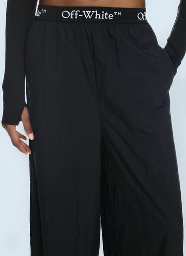 Logo Band Pants Off-White Logo Band Pants Black ofw0260028