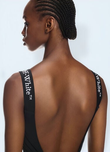 Logo Band Swimsuit Off-White Logo Band Swimsuit Black ofw0260029