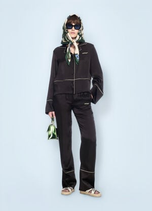 Off-White Satin Pants Black ofw0260033