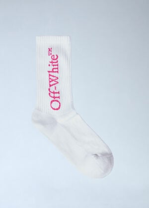 Off-White Quote Socks White ofw0260044