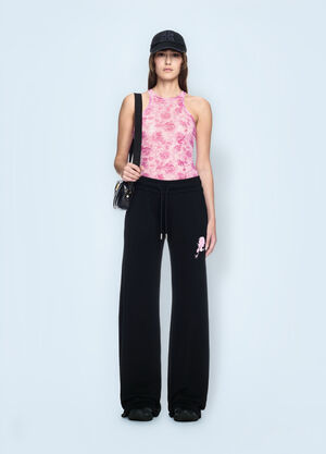 Off-White Off Stamp Roses Mesh Tank Top Pink ofw0260062