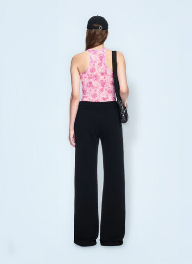 Off Stamp Roses Mesh Tank Top Off-White Off Stamp Roses Mesh Tank Top Pink ofw0260062