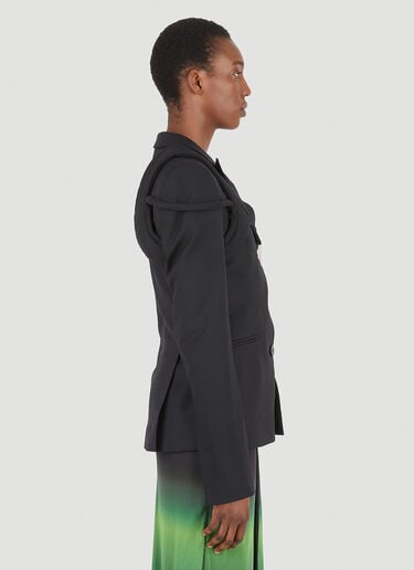 Fitted Harness Blazer Ottolinger Fitted Harness Blazer Black ott0246008