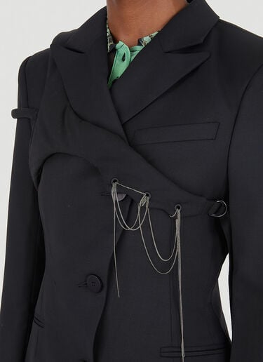 Fitted Harness Blazer Ottolinger Fitted Harness Blazer Black ott0246008