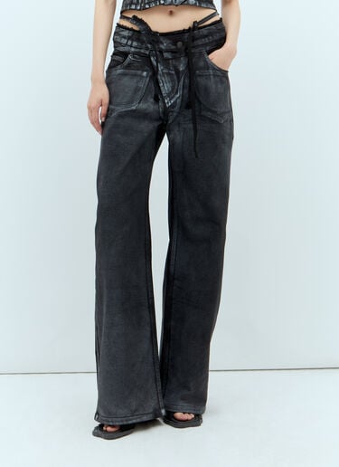 Double Fold Pants Ottolinger Double Fold Pants Black ott0255006