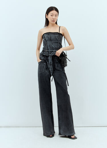 Ottolinger Double Fold Pants Black ott0255006