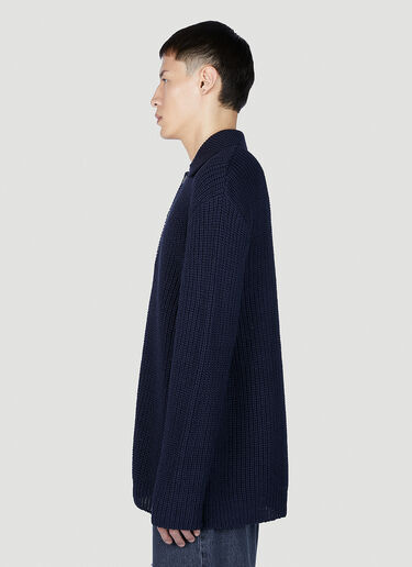 Our Legacy Polo Sweater Dark Blue our0152007