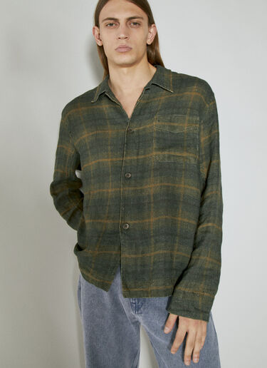 Our Legacy Box Shirt Green our0154004