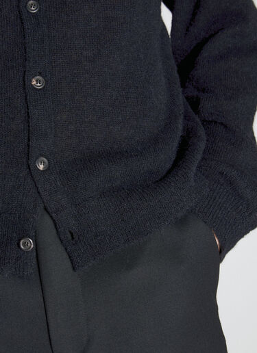 Evening Polo Cardigan Our Legacy Evening Polo Cardigan Black our0156010