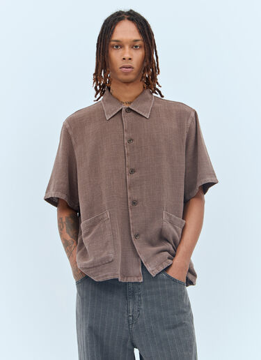 Our Legacy Elder Shirt Brown our0157016
