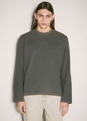 Our Legacy Big Long-Sleeve Sweatshirt Grey our0159002