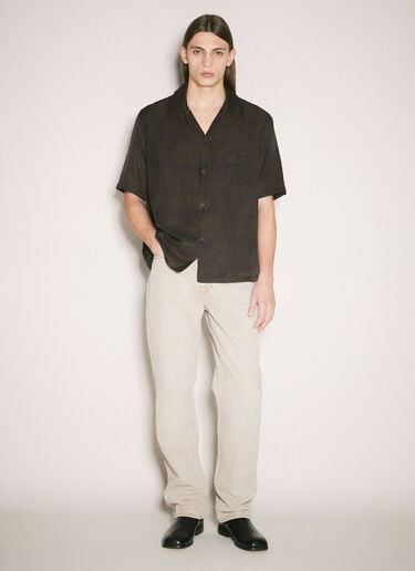 Heusen 短袖衬衫 Our Legacy Heusen 短袖衬衫 棕色 our0159007