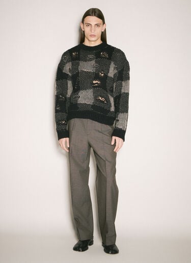 Our Legacy Sonar Crewneck Sweater Black our0159010