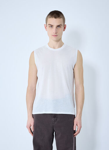 Our Legacy Breathe Tank Top White our0160006