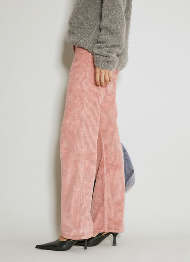 Our Legacy Boot Cut Corduroy Pants Pink our0254007