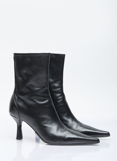 Slim Leather Boots Our Legacy Slim Leather Boots Black our0256009