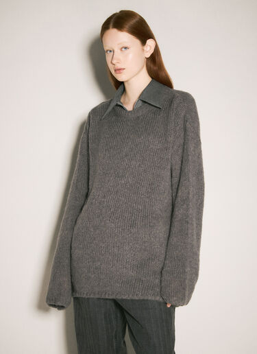 Our Legacy Popover 针织衫  灰色 our0258015
