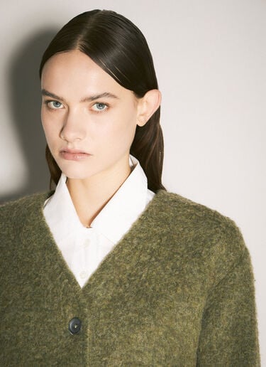 Fuzzy Cardigan Our Legacy Fuzzy Cardigan Green our0259003