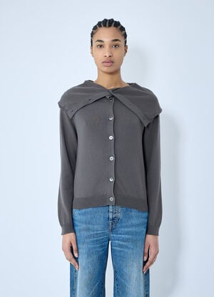 Our Legacy Open Cardigan Grey our0260012