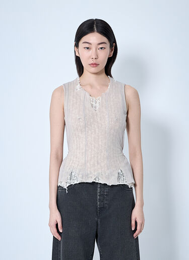 Our Legacy Ragged Vest Beige our0261007
